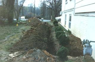 The trench is complete