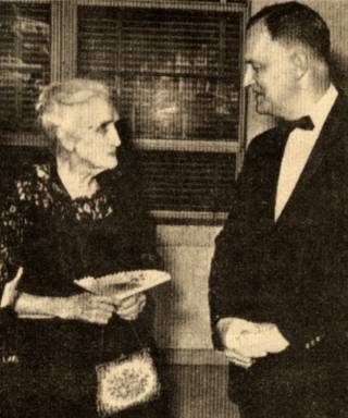 Maud Clement and Gov. Mills Godwin