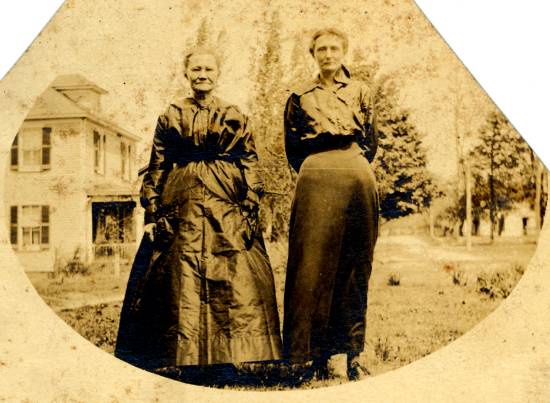 Molly Ingram and Mrs. Stevens