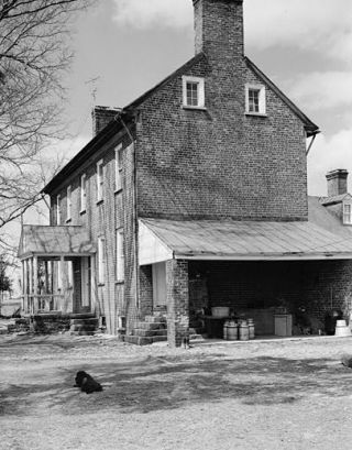 Main house, southeast corner