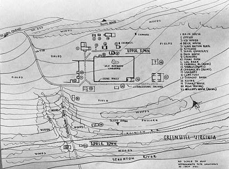 Map of Green Hill Plantation