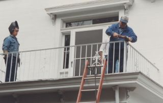Lewis Turner and crew replace rail