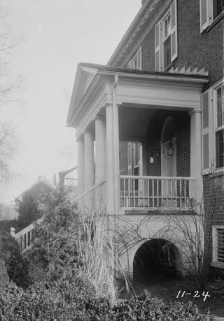 Front portico